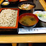 Suzukiya - 【2020.1.10(金)】ミニカツ丼もりそばセット850円