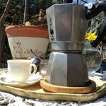 Kaferesutoram Morinoie - イタリアのパーコレーターコヒー