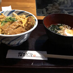 個室・炉端料理 かこいや - かつ丼セット