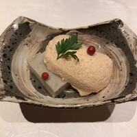 島之内 一陽 - 菊芋のゼリー寄せと金時人参のムース