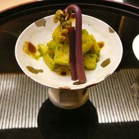 割烹 喜作 - 【先付：たけのこの味噌和え】♫2012/3