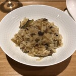 一碗水 - 甲魚糯米飯(天然の鼈と銀杏と餅米の蓮の葉蒸し)