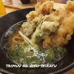 築港麺工房 - とり天うどん