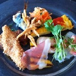 イル・クッチョロ - ランチ前菜盛り合わせ