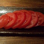 とり源 - トマト（珠洲の塩で）