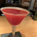 やさいのShot BAR あぐりこ - ザクロのカクテル。