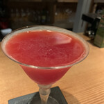 やさいのShot BAR あぐりこ - ザクロのカクテル。