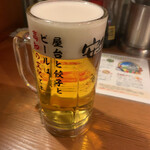 えびすの安兵衛 - 生ビール　¥520