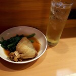 博多のおでん - ハイボール&ハズレばくだん&春菊