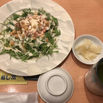 海鮮処 寿し常 - かにシーザーサラダ７６０円。美味しかったです(^｡^)が、もっとキャベツやレタスを食べたかった。。。