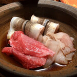 めしの助 - 炭焼き
      穴子、ひいか、まぐろほほ肉