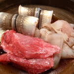 めしの助 - 炭焼き
      穴子、ひいか、まぐろほほ肉