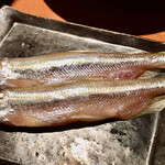 めしの助 - 炭焼き
      ・本ししゃも(雄)
      ※コースと別オーダー