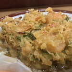 そばの神田 東一屋 - えびかき揚げに着目する。