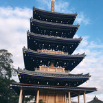Cafe Fufla - 中山寺の新しい五重塔