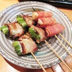 Yakitori Inakamon - アスパラベーコン。。と、ナンだっけ？