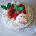 大石パン店 - クリスマスケーキ5号￥2600。予約で1割引