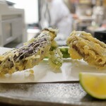 桶家乃隠居 - おまかせの天ぷら１