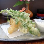 桶家乃隠居 - てんぷらおまかせ５品
