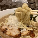 濃厚煮干しラーメン 麺屋 弍星 - 太麺