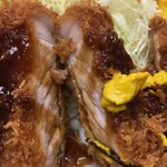 とんかつ山家 - たぷっりソースとカラシで最高の味わい