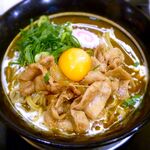 肉玉そば　おとど - 肉玉カレーらーめん￥750　2014.12.18