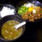 肉玉そば　おとど - 肉玉つけ麺￥850　2013.1.19