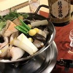 いせ源 - あんこう鍋と越乃寒梅