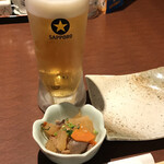 Shunsaisengyo Toumaisake Hachiemon - 生ビールとお通し