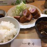 とんかつ野崎 - ひれとんかつ定食