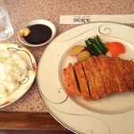 シュール - 豚ロースかつとライス(2020.01.10)