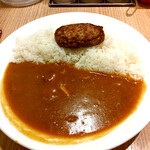 カレーショップ C&C - ポークカレー特盛＆ハンバーグ