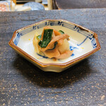 松寿司 - 赤貝のヒモのヌタ。食感が楽しい！