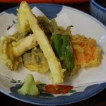 別所山荘 - 松茸の天ぷら