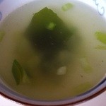 台湾料理故宮 - 10回目3/21ランチセットのスープ　麺類にもちゃんと付いてくる