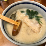 Menyuu Issei - あっさり (麺半分)