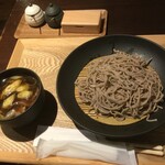 島のご馳走と〆の蕎麦。 餐仕 - 鴨ねぎ蕎麦