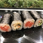 寿司大 - 202001  巻物（ホッキ貝の肝＆マグロ）