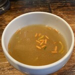 啜磨専科 - 最後はスープ割でいただきます