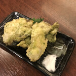立ち呑み くにし - 牡蠣の天ぷら