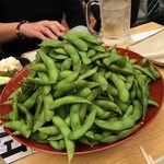 日本一の串かつ 横綱 通天閣店 - メガ盛り枝豆