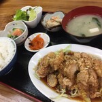 中華食堂 栄耀 - 油淋鶏定食(日替りランチ)750円