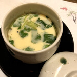 Naka da - コースの茶碗蒸し。中には牡蠣が入ってて季節感じます。