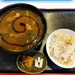 長野屋  - カレーそばと炊込みご飯