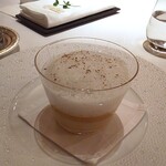 レ セゾン - 前菜 バターナッツとフォアグラのロワイヤル