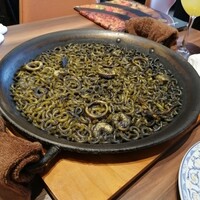 ミゲル フアニ 新宿タカシマヤ タイムズスクエア店 - イカスミのフィデウア＠3160円(2人前)