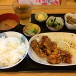 お家のごはん かれん - R.1.8.23.昼 とりてり焼き定食 800円税込