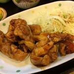 お家のごはん かれん - R.1.8.23.昼 とりてり焼き定食 800円税込のメインディッシュ部分