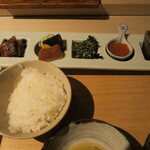 日本料理 みや  - 無農薬米窯炊き御飯とおかず