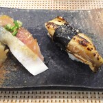 玄海鮨 - 追加のアナゴとサバ